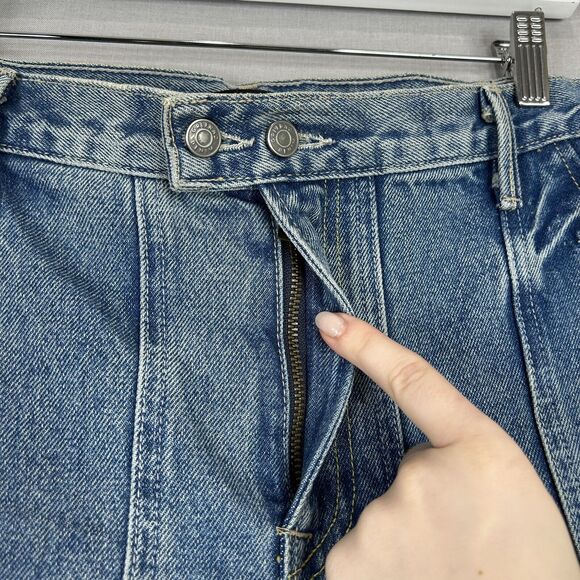 GRLFRND Monroe Jeans Womens 25 Blue High-Rise Crop Cigarette Catching Feelings - Picture 3 of 13